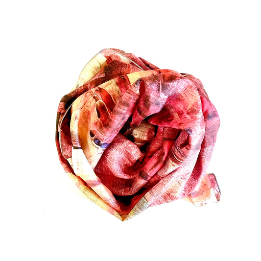 Fuschia Blonde Scarf