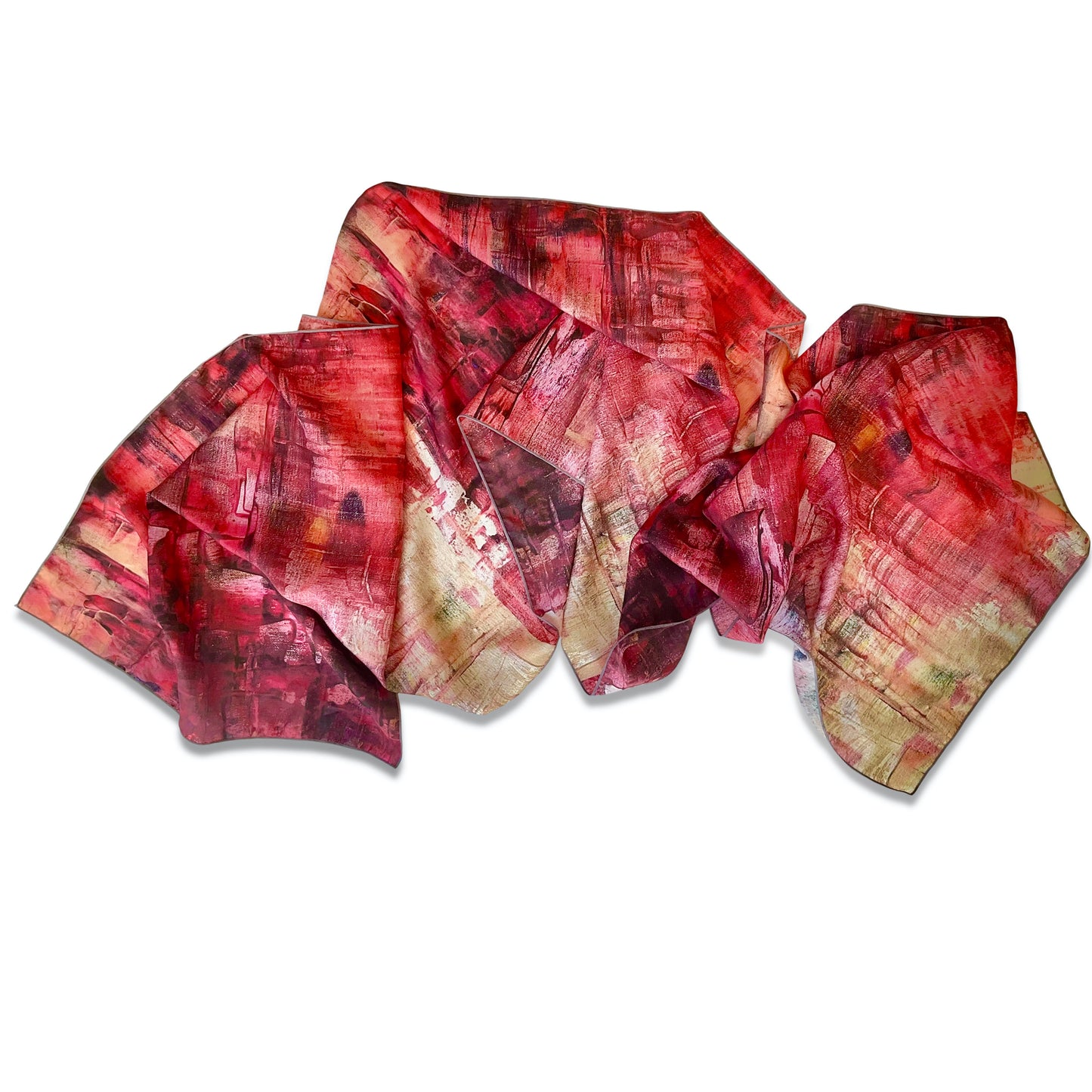 Fuschia Blonde Scarf