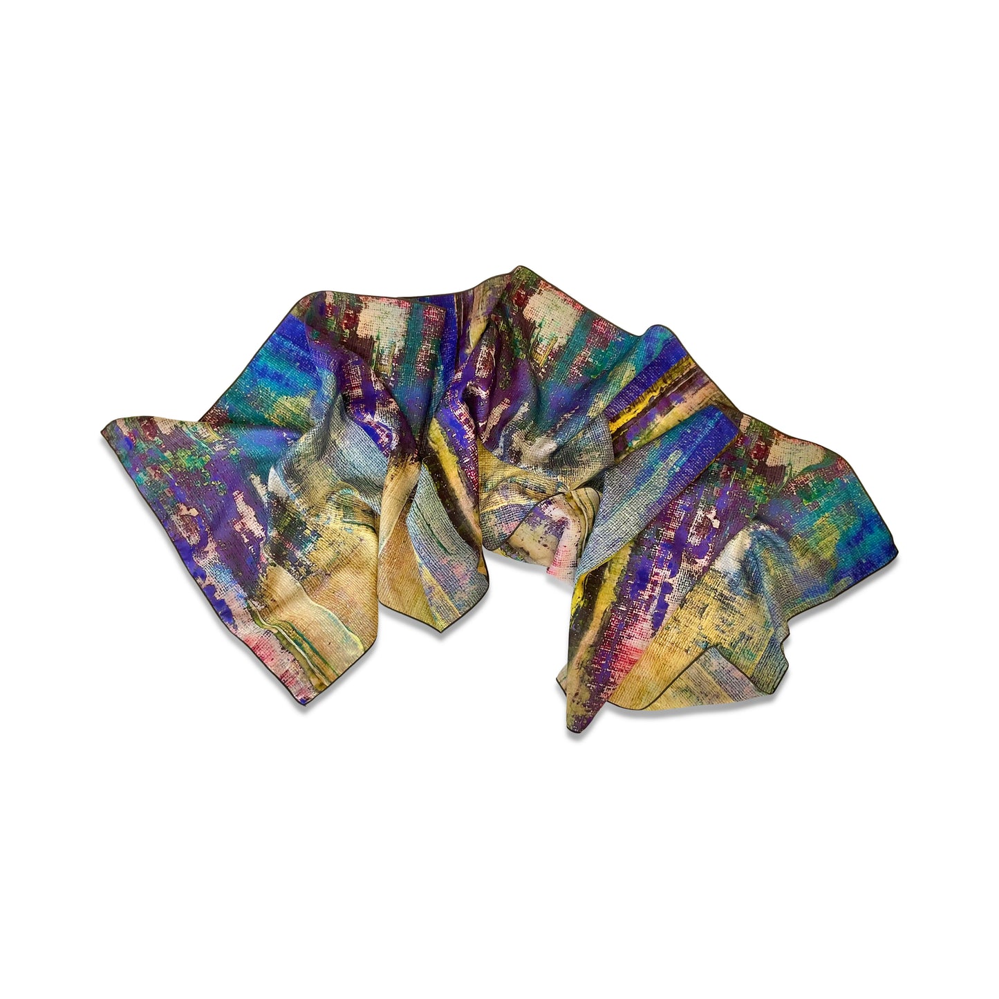 Cerulean Lime Scarf