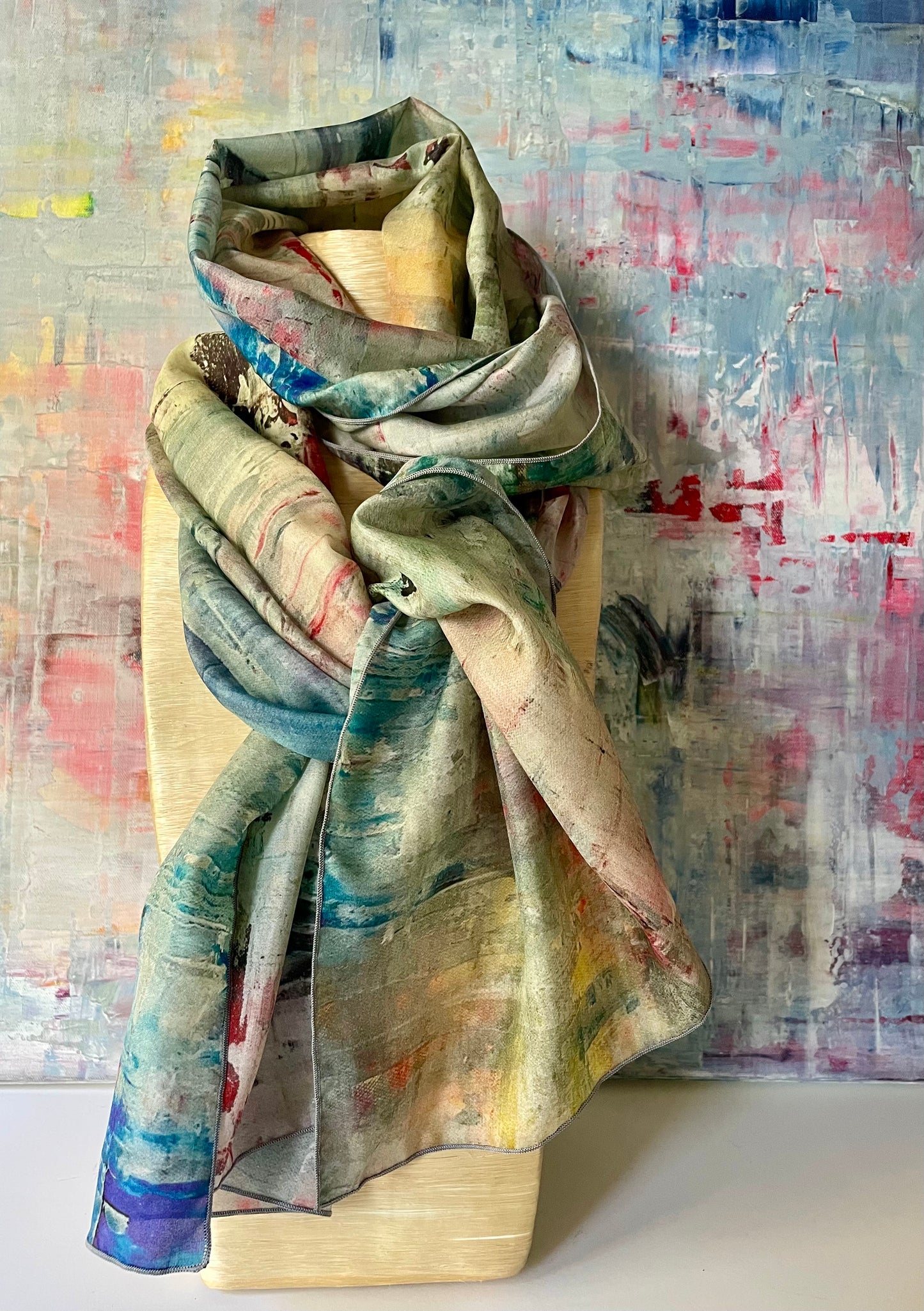 Iridescent Blush Scarf