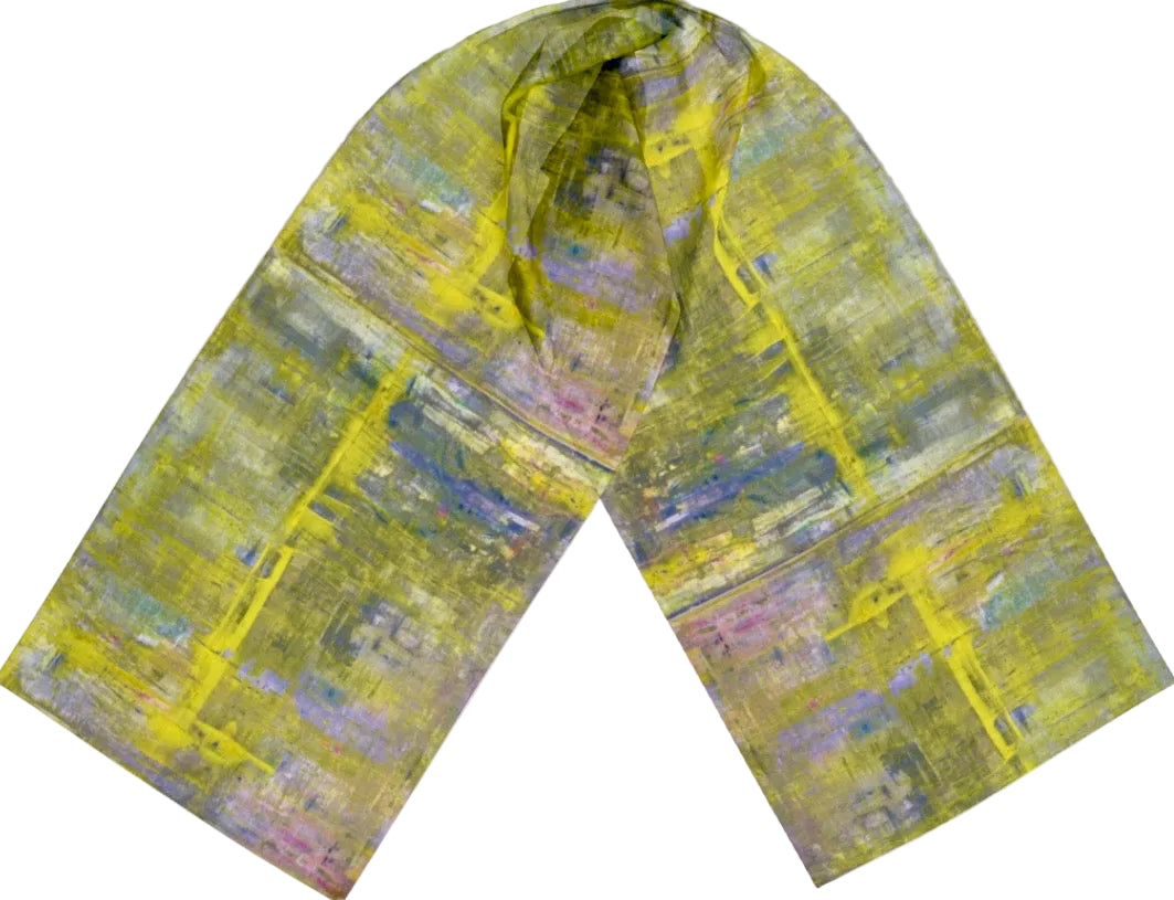 LEMON PEWTER SCARF