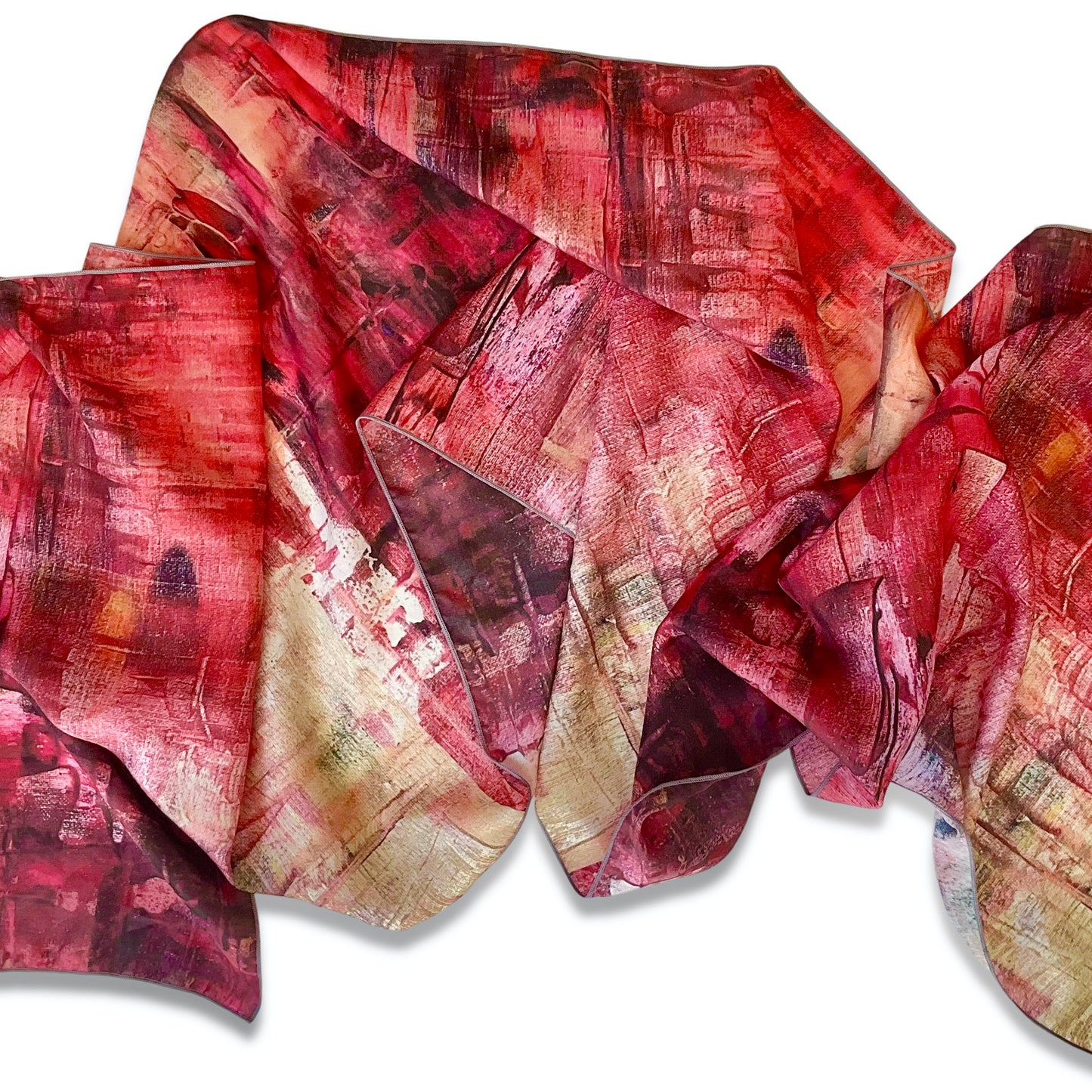 Fuschia Blonde Scarf