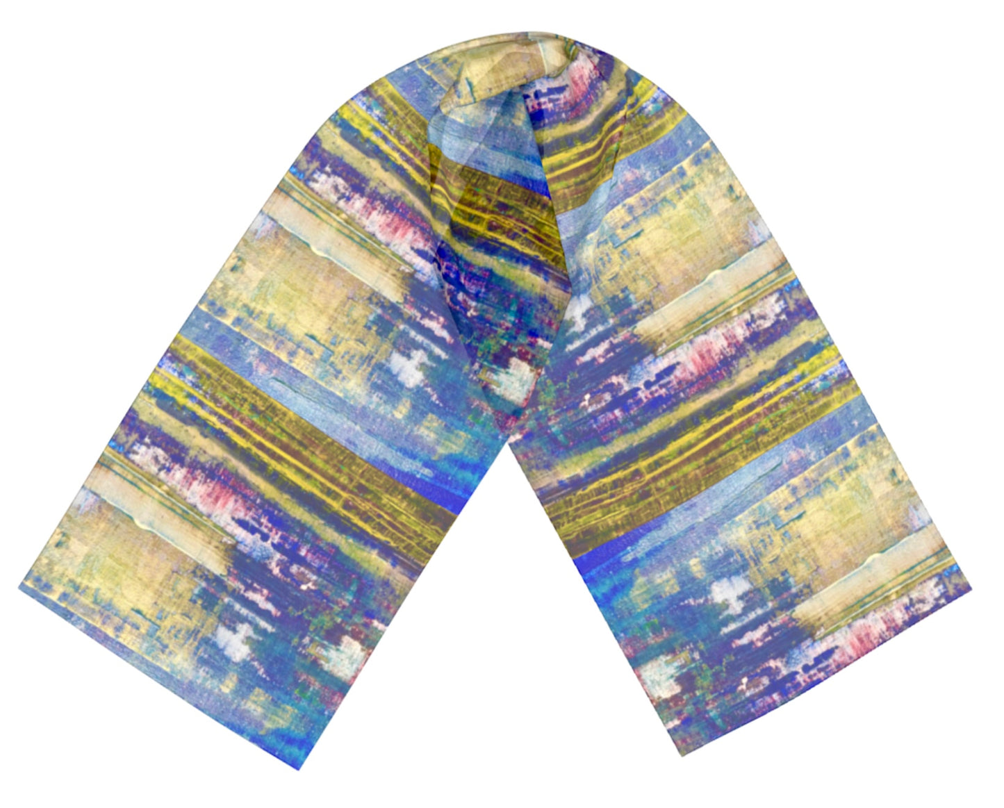 Cerulean Lime Scarf