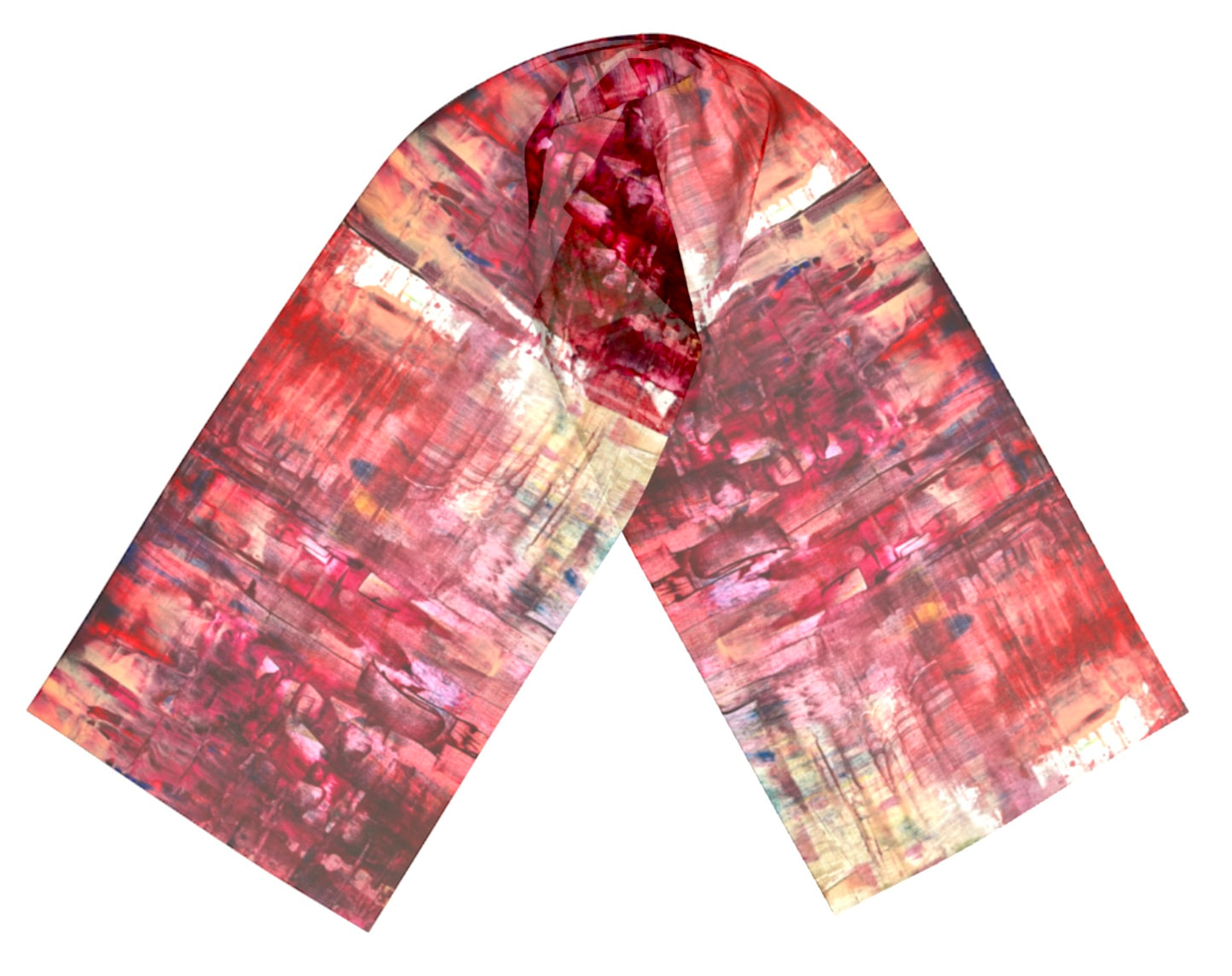 Fuschia Blonde Scarf